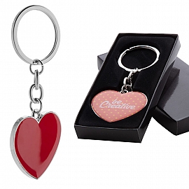 Breloc metalic cu forma de inima - AP873031